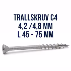 Trallskruv ZF Max C4 FAST