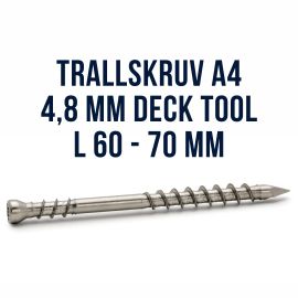 Trallskruv A4 DECK TOOL FAST