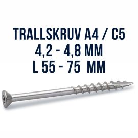 Trallskruv A4 / C5 FAST