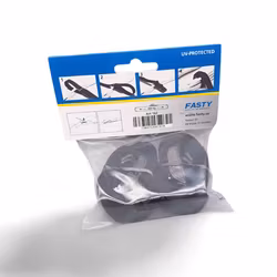 Kabelband med Handtag 25mm 0,5m 2-pack svart