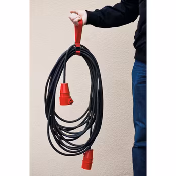 Kabelband med Handtag 25mm 0,5m 2-pack svart