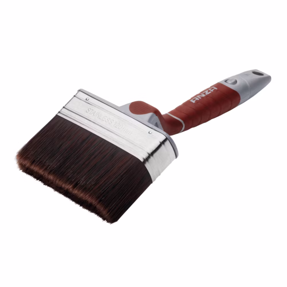 RÖDFÄRGSPENSEL KORT VINKLAD 120MM