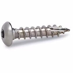 Rännkroksskruv rostfri T20 100st FAST