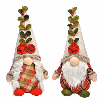 Tomte par färgglad