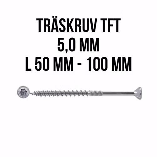 Träskruv TFT FZB 5,0 inomhus ARVID NILSSON