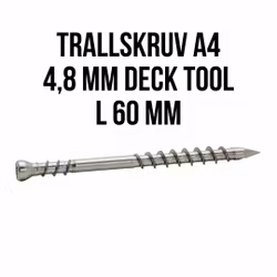 Trallskruv A4 DECK TOOL FAST