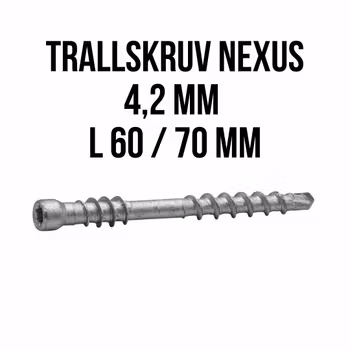 Trallskruv NEXUS ZF Max för DECK TOOL FAST