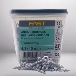 Ankarskruv CCS 4,8X40 C4 FAST