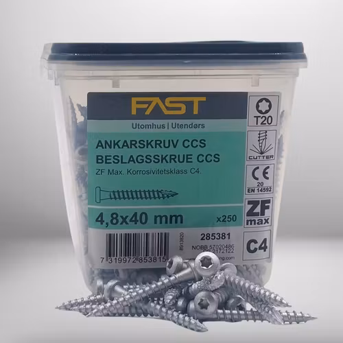 Ankarskruv CCS 4,8X40 C4 FAST