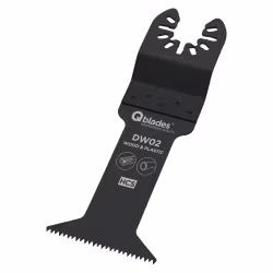 Multisågblad Qblades DW02 44 mm Open End 10P – 15 TPI