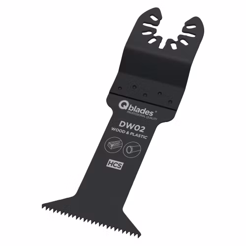 Multisågblad Qblades DW02 44 mm Open End 10P – 15 TPI