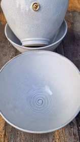 Skål "Stenstrandsdrömmar"/Vit