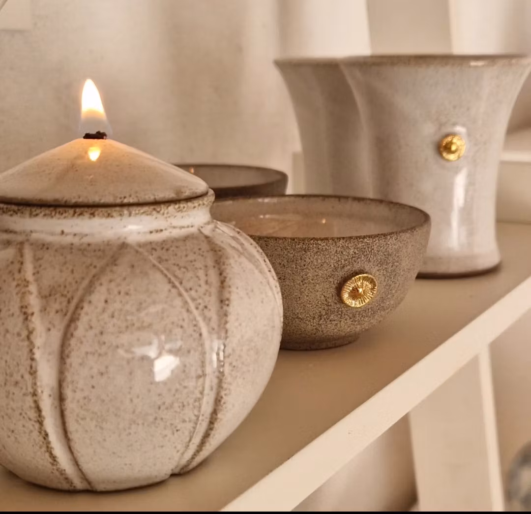 Bägare "Stenstrandsdrömmar"/Vit