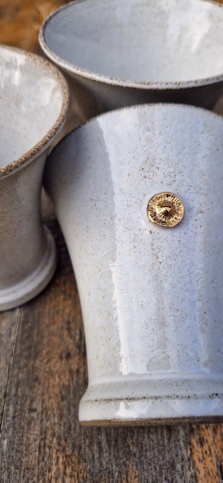 Bägare "Stenstrandsdrömmar"/Vit