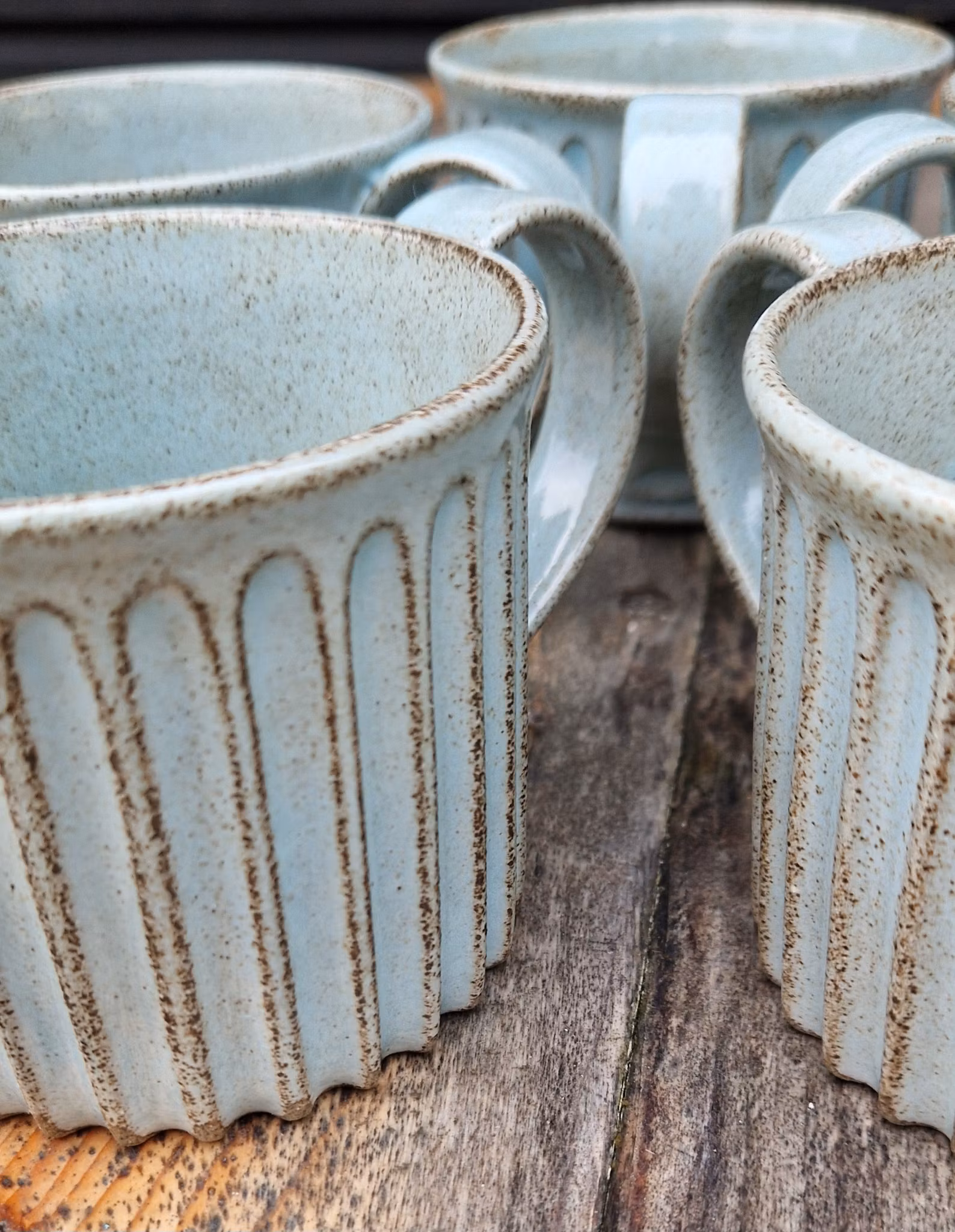 Kopp "Fårö" /Turkosblå