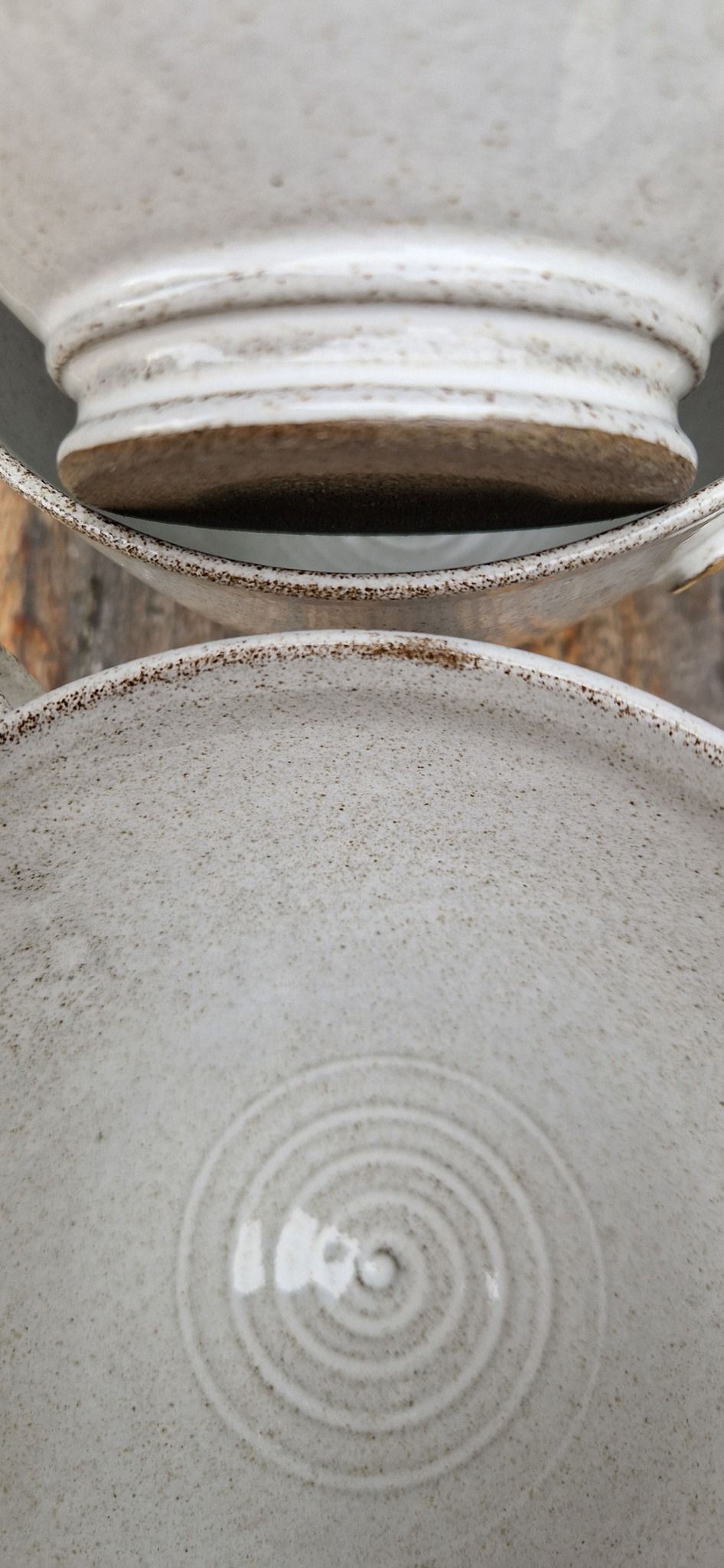 Kopp "Stenstrandsdrömmar" /Vit