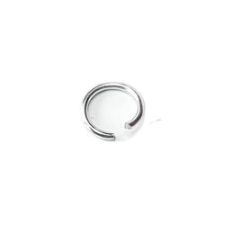 Nail Piercing Ring Silver