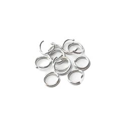 Nail Piercing Ring Silver