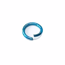 Nail Piercing Ring Blue