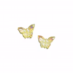 3d Butterfly Aurora Yellow