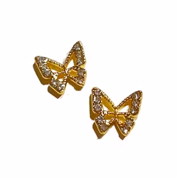 3d Butterfly Gold