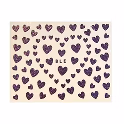 Sticker Heart Dark Purple