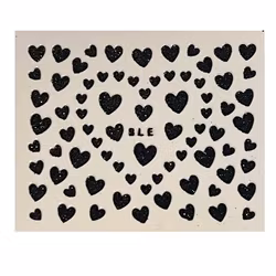 Sticker Heart Black