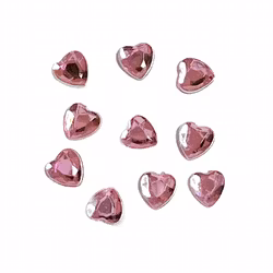Light Pink Heart 4mm