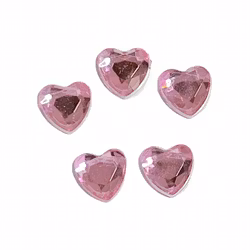 Light Pink Heart 6mm