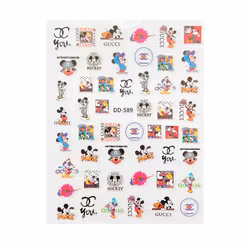 Sticker Mickey Mouse Logo Mix