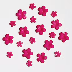 3d Flower Dark Pink