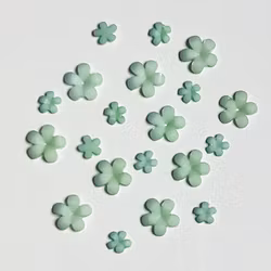 3D Flower Green