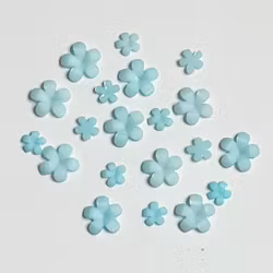 3d Flower Turquoise