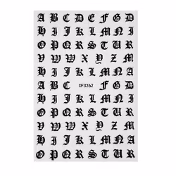 Sticker Letters Black