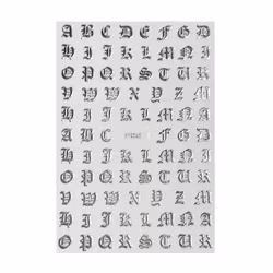 Sticker Letters Silver