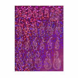 Sticker Flame Pink/Purple