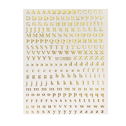 Sticker Letters Gold