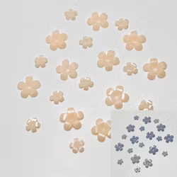 3d Flower Apricot Color Changing