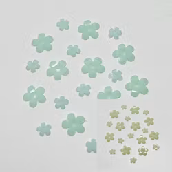 3d Flower Green Color Changing