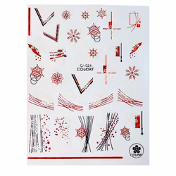 Sticker Winter Red