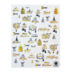 Sticker Christmas Gold