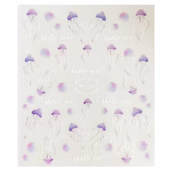 Sticker Jellyfish Purple