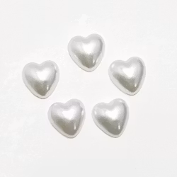 Mermaid White Heart 6mm