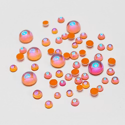 Bubble Beads Orange Mix
