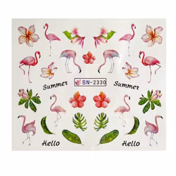 Watersticker Flamingo