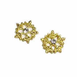 3d Snowflake Gold