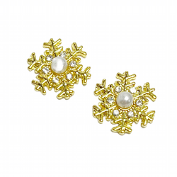 3d Snowflake Gold