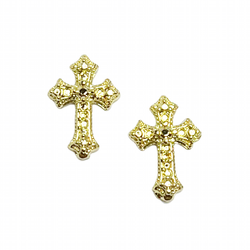 3d Cross Gold