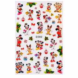 Sticker Christmas Mickey Mouse