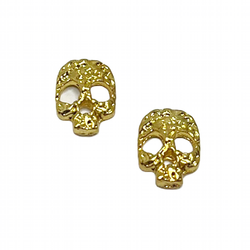 3d Skull Gold